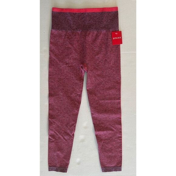 SPANX 50285R Women Sz Small Seamless Sculpt Legging Spacedye Coral Punch - Picture 1 of 9